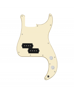 920D Custom  Precision Bass Loaded Pickguard, Drive (Hot), Aged White Pickguard, and PB Wiring Harness