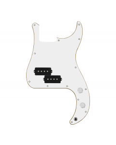 920D Custom  Precision Bass Loaded Pickguard, Drive (Hot), White Pickguard, and PB Wiring Harness