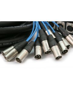 Elite Core 12 Channel 30' ft Pro Audio Cable XLR Mic Stage Snake - PS12030