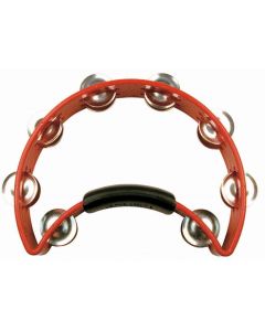 Rhythm Tech RT1030 Red Tambourine - Nickel Jingles