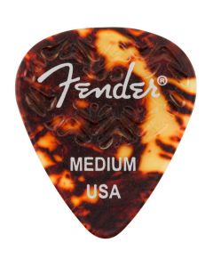 Genuine Fender Wavelength 351 Guitar Picks (6 Pack) MEDIUM, SHELL - 198-3351-300