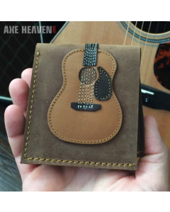 AXE HEAVEN Genuine Leather Dreadnought Acoustic Guitar Player Wallet Gift GW-001