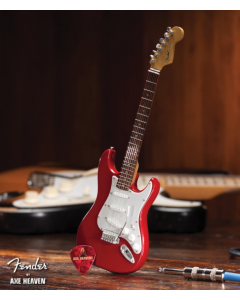 AXE HEAVEN Official Red Fender Strat Classic MINIATURE Guitar Display Gift