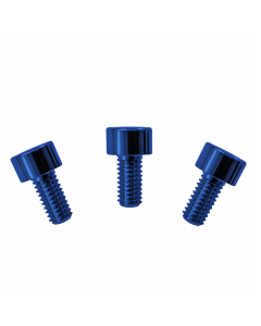 Floyd Rose FRNCSBLP Stainless Steel Locking Nut Clamping Screws, Set of 3, Blue