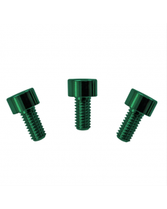 Floyd Rose FRNCSBLP Stainless Steel Locking Nut Clamping Screws, Set of 3, Green
