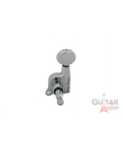 Gotoh SG381-05 Oval Button Guitar Tuners - 3x3 Set, CHROME