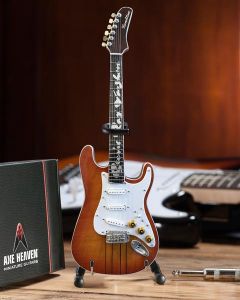 AXE HEAVEN Stevie Ray Vaughan Signature Hamiltone Miniature Guitar Display Gift