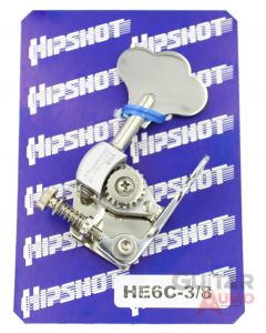 Hipshot HE6C-3/8 Ultralite D-Tuner X-Tender 3/8 Bass, Chrome, 20680C