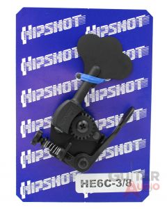 Hipshot HE6C-3/8 Ultralite D-Tuner X-Tender 3/8 Bass, Black, 20680B
