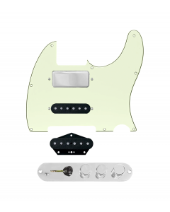 920D Custom Mason Style Loaded Pickguard for Nashville Tele With Mint Green Pickguard and TMAS-C Control Plate