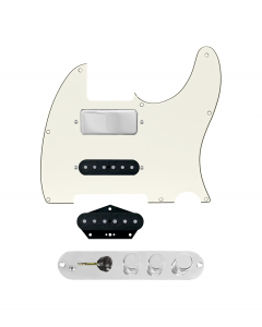 920D Custom Mason Style Loaded Pickguard for Nashville Tele With Parchment Pickguard and TMAS-C Control Plate