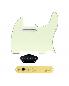 920D Custom Texas Grit Loaded Pickguard for Tele With Mint Green Pickguard and T3W-G Control Plate