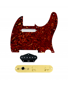 920D Custom Texas Grit Loaded Pickguard for Tele With Tortoise Pickguard and T3W-G Control Plate