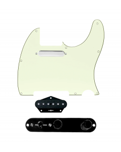 920D Custom Texas Vintage Loaded Pickguard for Tele With Mint Green Pickguard and T3W-B Control Plate