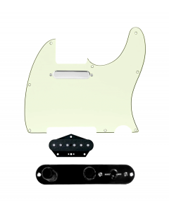 920D Custom Texas Vintage Loaded Pickguard for Tele With Mint Green Pickguard and T3W-REV-B Control Plate