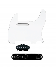 920D Custom Texas Vintage Loaded Pickguard for Tele With White Pickguard and T4W-B Control Plate