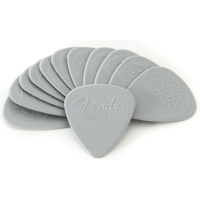 Fender Corona California Nylon Guitar Picks - .73mm, 12-Picks (1 Dozen)