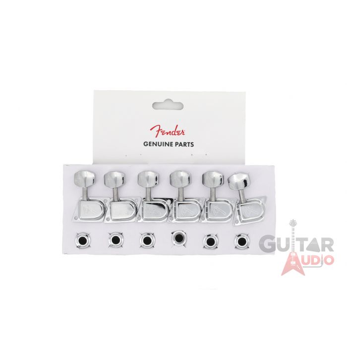 Genuine Fender CHROME '70s F Tuners Strat/Tele Stratocaster/Telecaster Machines