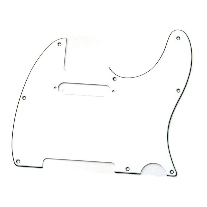 Genuine Fender American Standard Tele/Telecaster 8-Hole Guitar Pickguard - WHITE