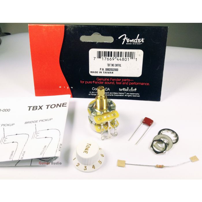 Genuine Fender TBX Tone Control 250K/1-Meg Stacked Pot/Potentiometer Kit