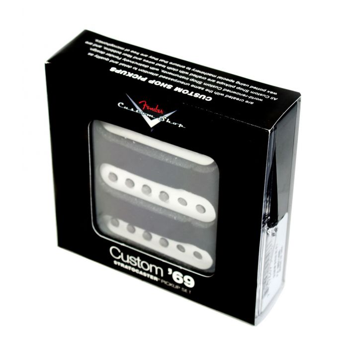 Genuine Fender Custom Shop '69 Stratocaster Pickups Set - White - 099-2114-000