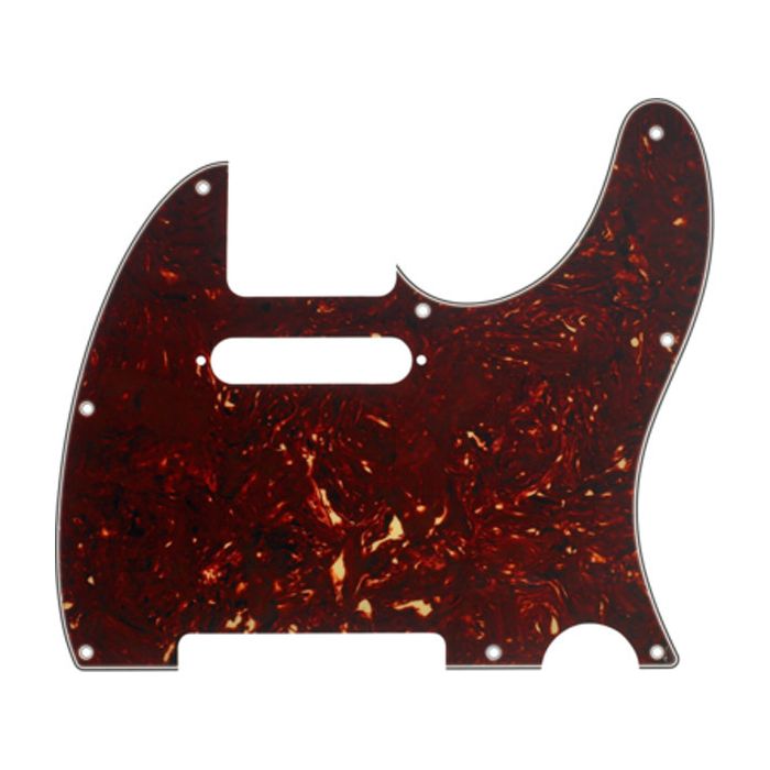 Genuine Fender Standard Tele/Telecaster 8-Hole Guitar Pickguard - TORTOISE SHELL