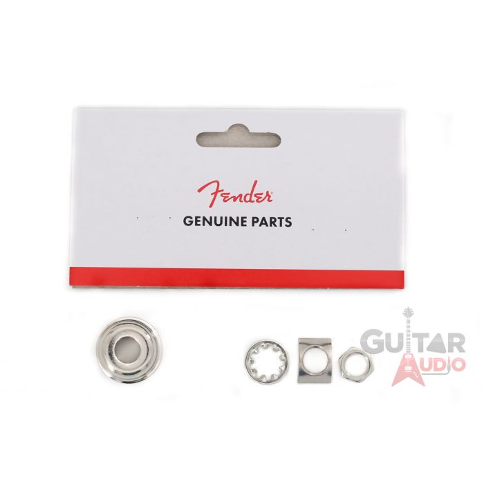 Genuine Fender Telecaster/Tele Guitar Input Jack Ferrule Plate Cup - Nickel