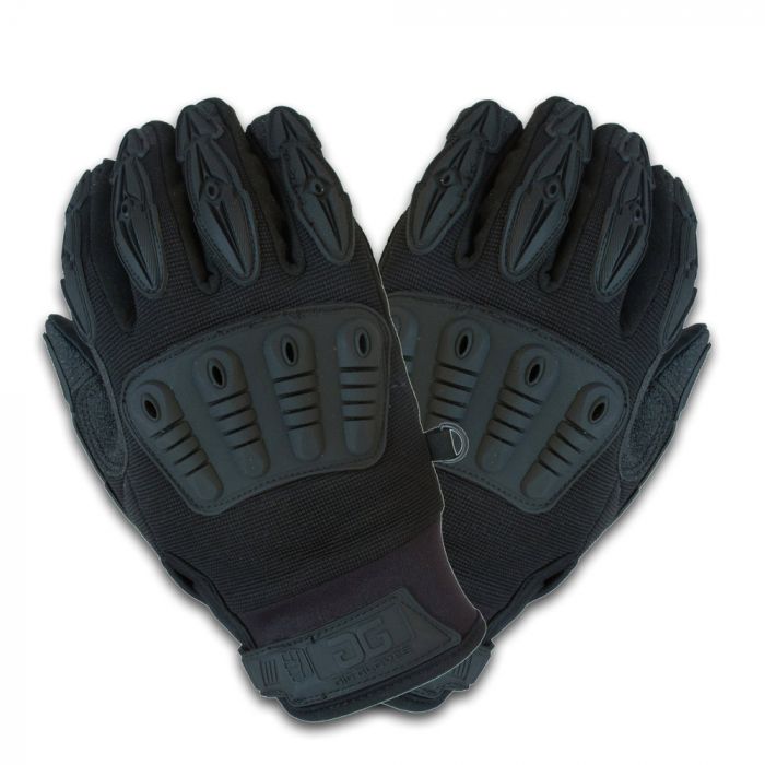 Gig Gear ONYX Gig Gloves, All Black, Touchscreen Work/Stage Gloves, XS