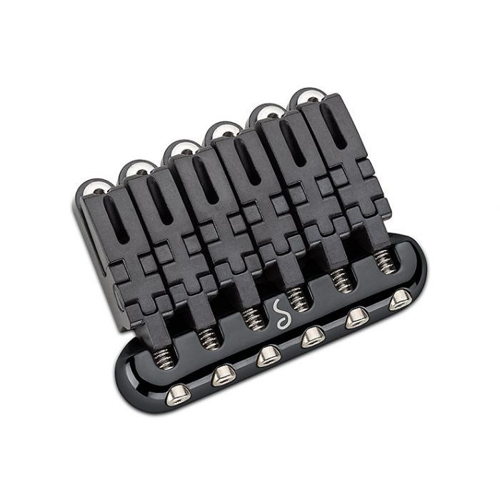 Schaller Germany Hannes 6-String Guitar Bridge - BLACK, 12010400