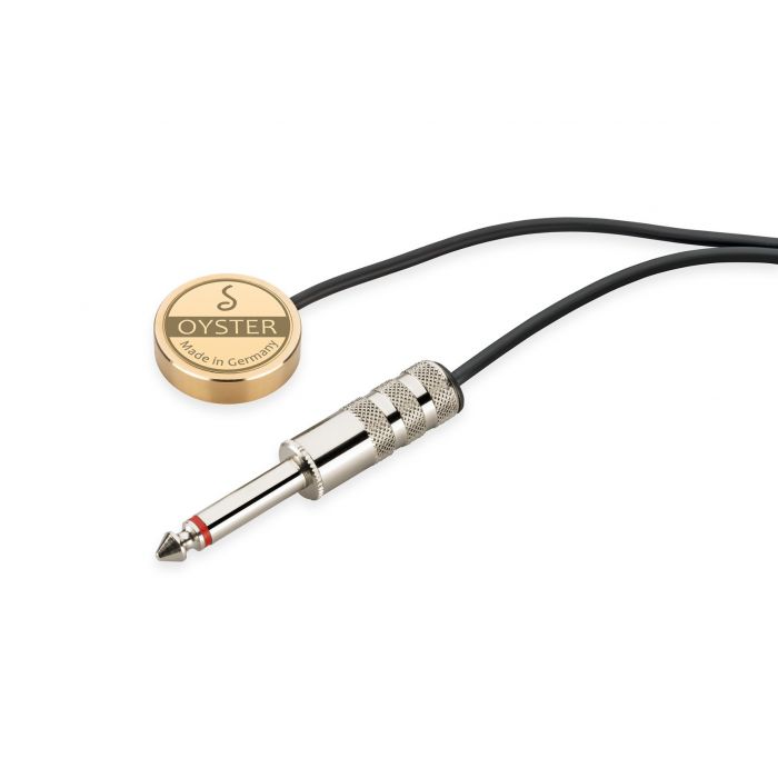 Schaller Germnay S/P Oyster Piezo Acoustic Instrument/Guitar Pickup, Brass