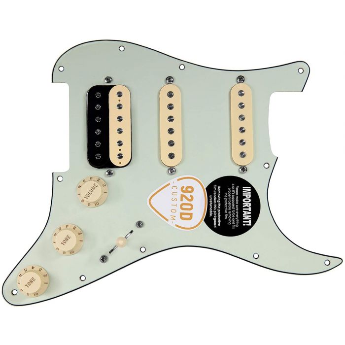 920D Custom Fiesta Pickups Loaded MINT GREEN Pickguard for HSS Fender Strat