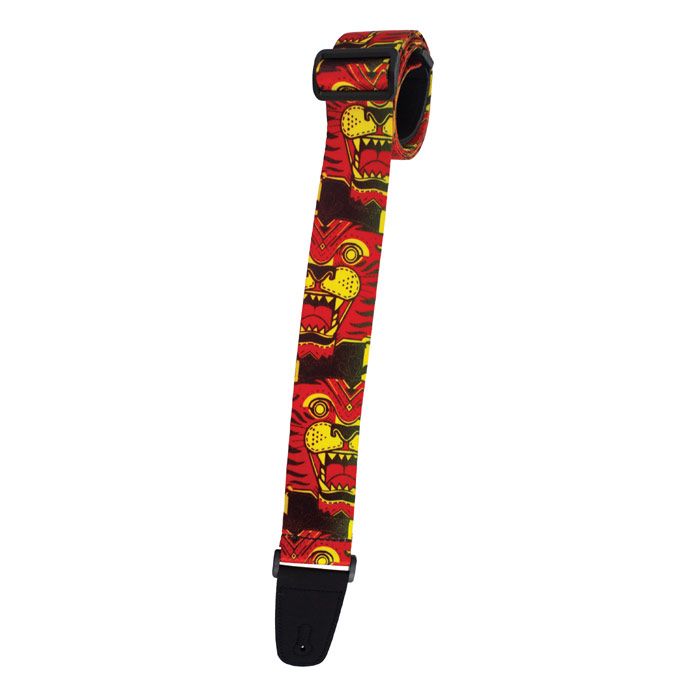 Henry Heller Artist Sublimination Series Guitar Strap, Tiger, HSUB2-59