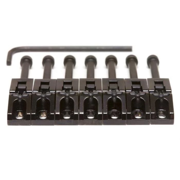 Graph Tech Floyd Rose Style 7-STRING String Saver Saddles Set, BLACK