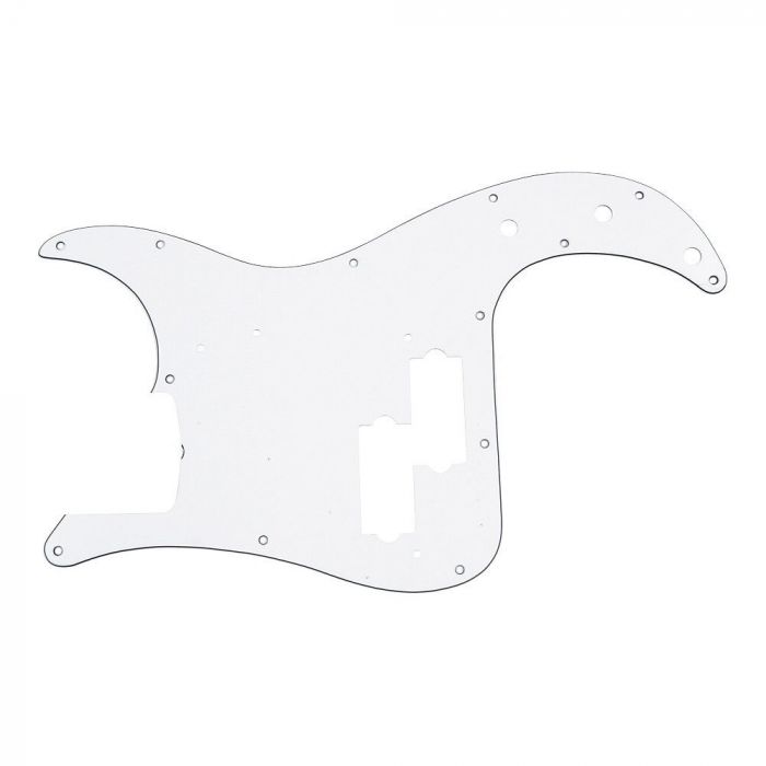 Genuine Fender Vintage-Style Pickguard, 60's Precision P-Bass, 13-Hole - WHITE