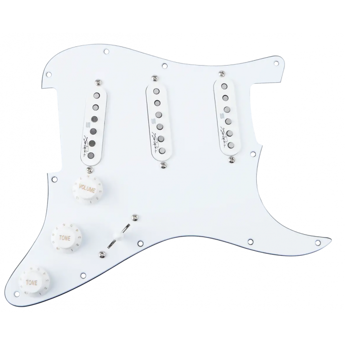 SEYMOUR DUNCAN Jimmy Hendrix Signature STANDARD Loaded WHITE Pickguard for Strat