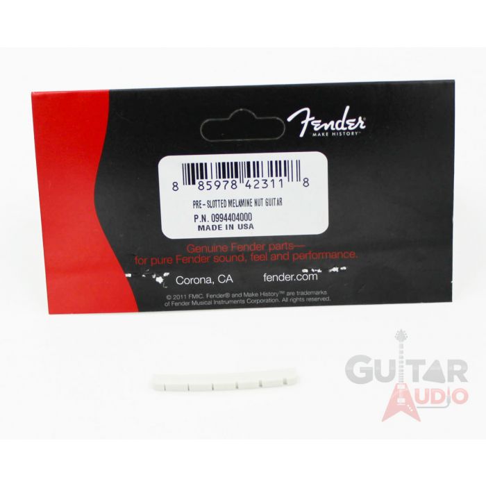 Genuine Fender Melamine Stratocaster/Telecaster Strat/Tele Pre-Slotted Nut