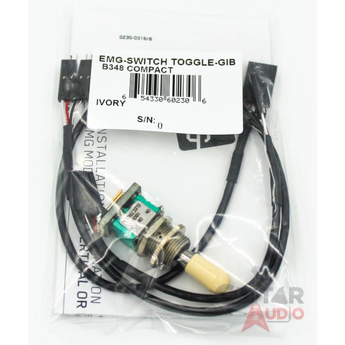 EMG B348 3-POS NA Toggle Switch, Cream for Gibson (6440.00)