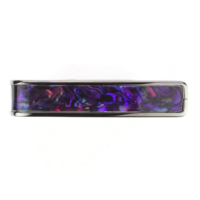 Thalia Shell Collection Guitar Capo - Purple Paua Inlay, Chrome