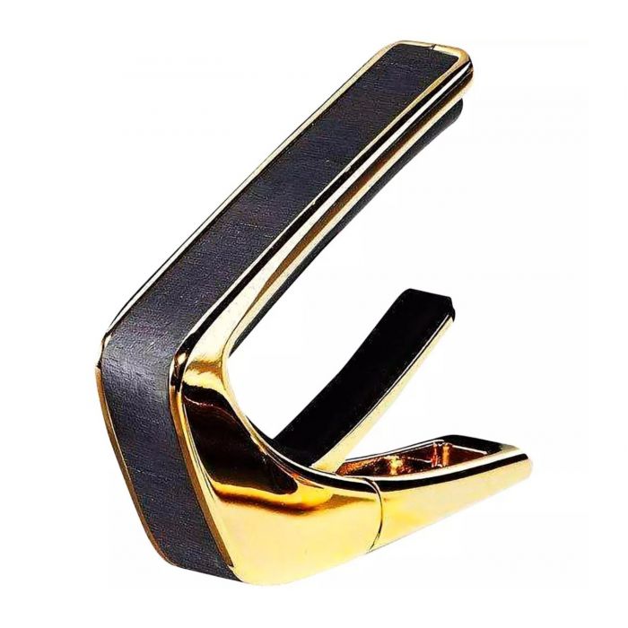 Thalia Shell Collection Guitar Capo - Ebony Inked Inlay, 24k Gold