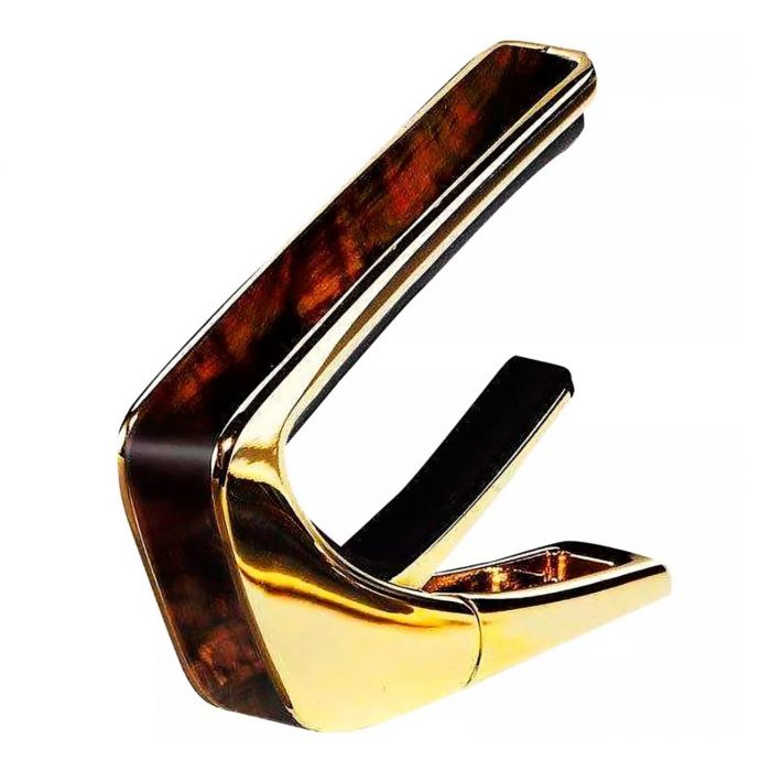 Thalia Shell Collection Guitar Capo - Tennessee Whiskey Wing Inlay, 24k Gold