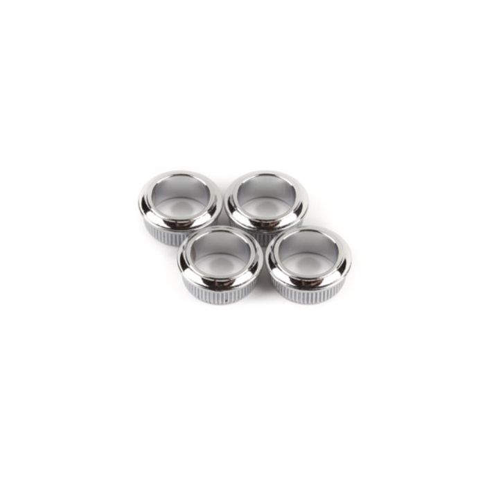 Genuine Fender Set of (4) Chrome Mex Standard Bass Tuner/Tuning Machine Bushings