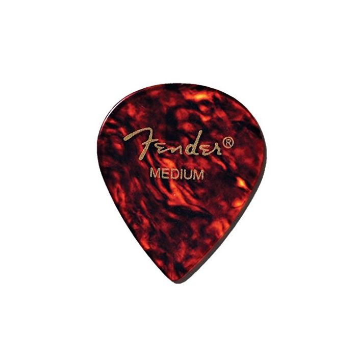 Fender 551 Classic Celluloid Guitar Picks - SHELL - THIN - 12-Pack (1 Dozen)	