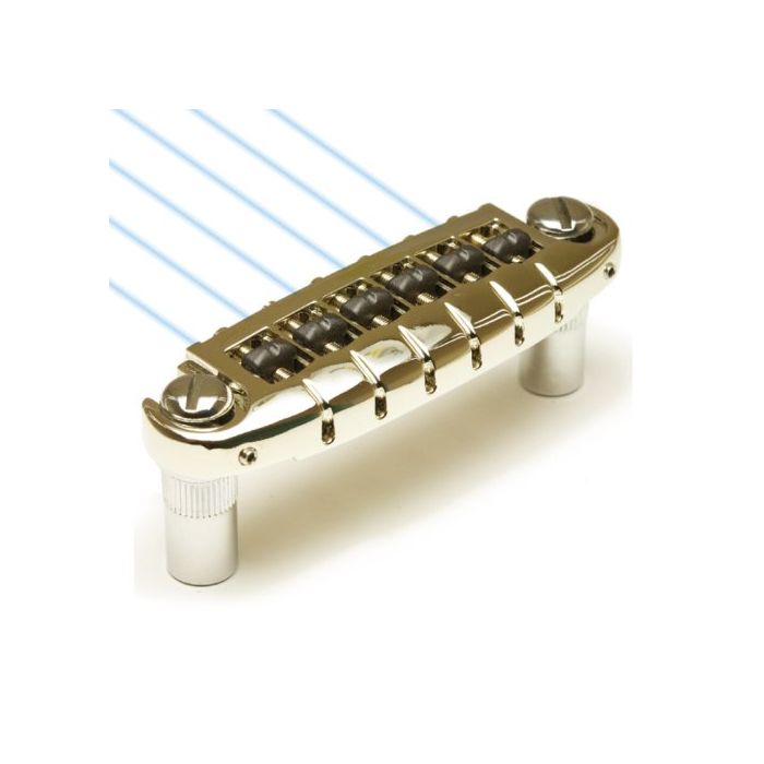 Graph Tech GHOST Loaded ResoMax NW1 NICKEL Wraparound Bridge with MIDI Pickup