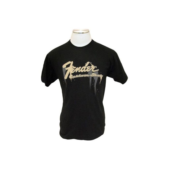 Genuine Fender Guitars Logo Taking Over Me Tee Men's T-Shirt - BLACK - M, MEDIUM