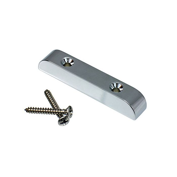 Hipshot 7T000C Thumbrest for Fender Precision/Jazz Bass - CHROME with Screws