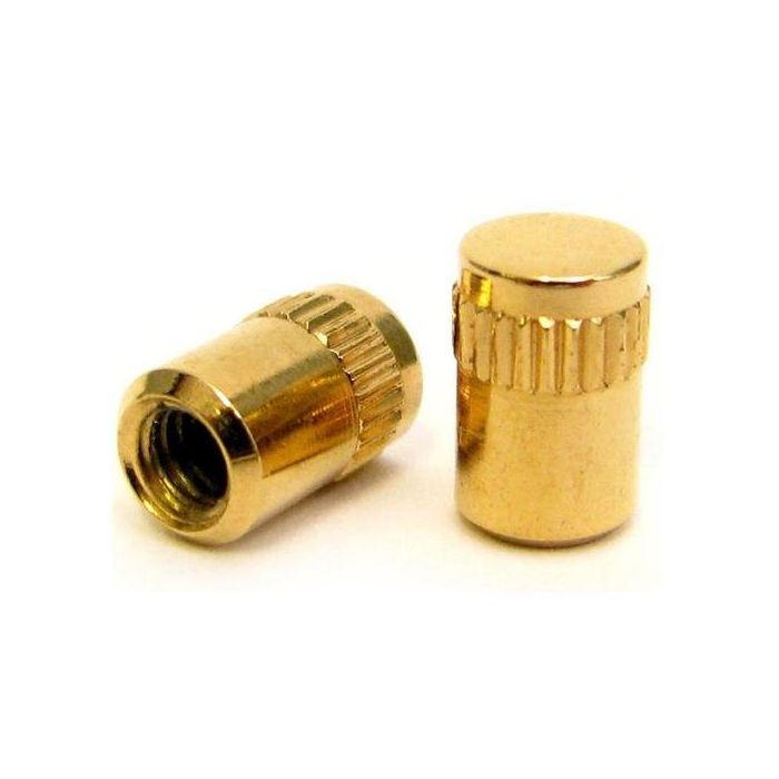 (2) Genuine Gretsch GOLD Guitar/Bass Standard Thread Vintage Switch Tips