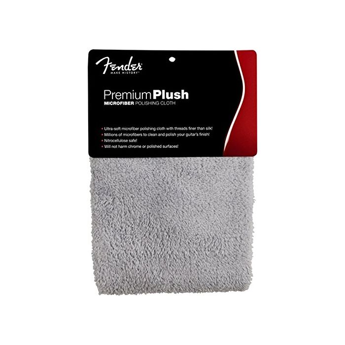 Genuine Fender Premium Plush Microfiber Guitar Polishing Cloth - 099-0525-000