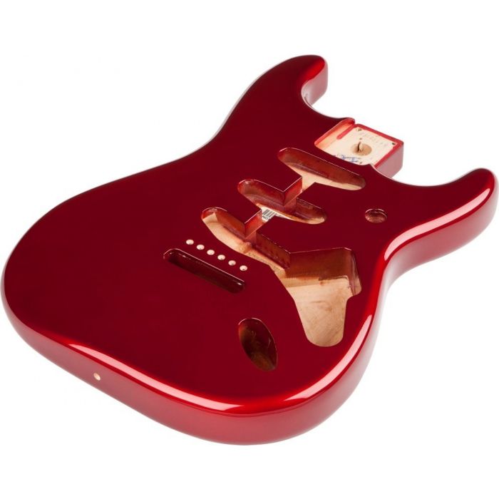 Fender Mexico Stratocaster SSS Vintage Bridge Mount Alder Body, CANDY APPLE RED