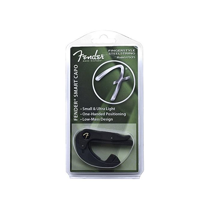 Genuine Fender FSCFS Smart Capo Guitar Capo - Flat Neck Fingerstyle