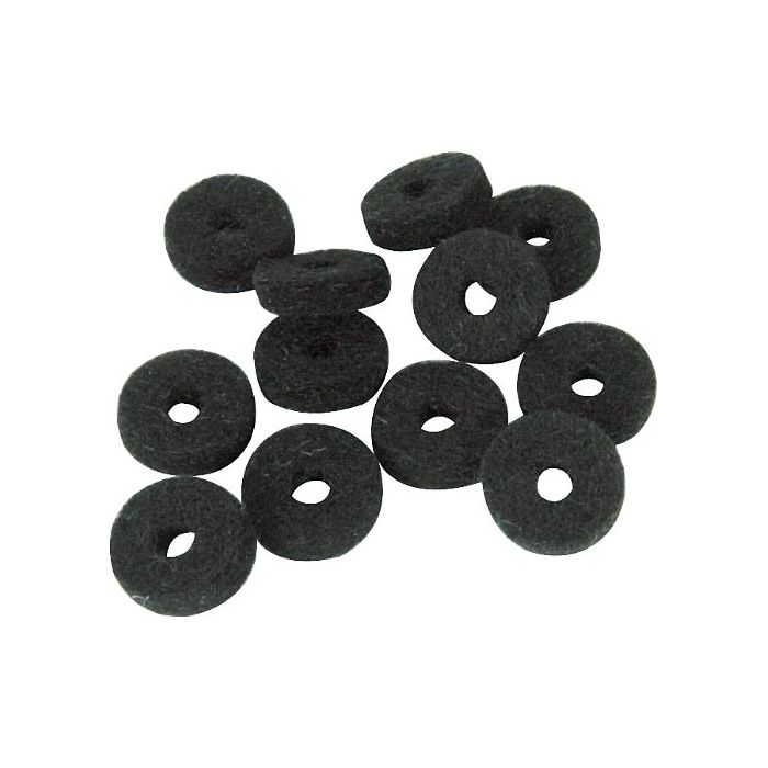 Genuine Fender Original Strap Button Black Felt Washers - Package of 12